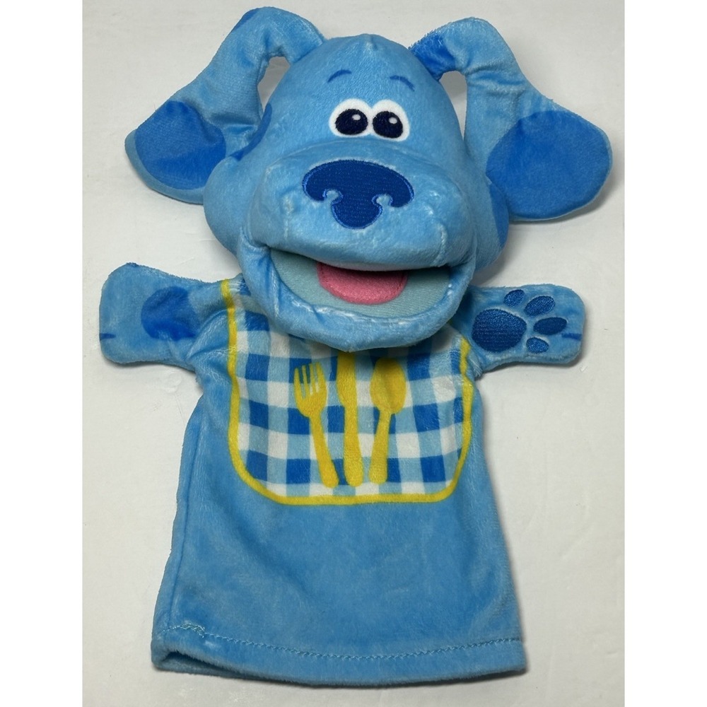 Melissa & Doug Blues Clues Blue Dog Hand Puppet Plush 10"